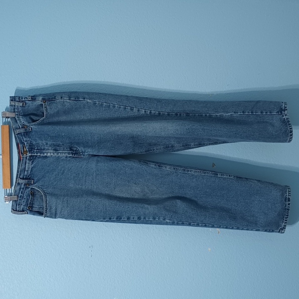 Real Ranch Mens Blue Jeans Size: 33x30